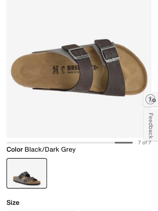 nwt BIRKENSTOCK ARIZONA LEATHE SANDALS mens 11
